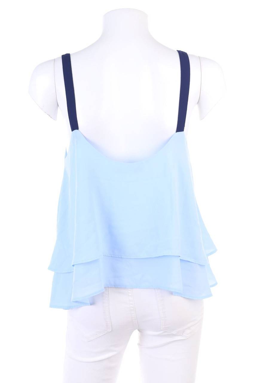 Carou PULL&BEAR Top in A-Linie im Layer Look mit tiefem Ausschnitt Flash Sale