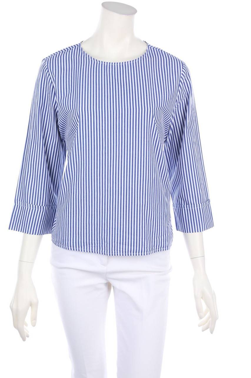 Carou OPUS Streifen-Bluse mit 3/4-Ärmel Exklusivangebot
