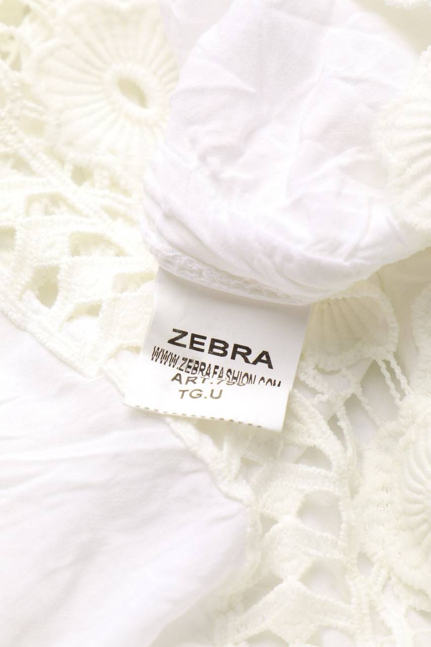Carou zebra Tunika-Bluse mit Spitze Saisonschlussverkauf