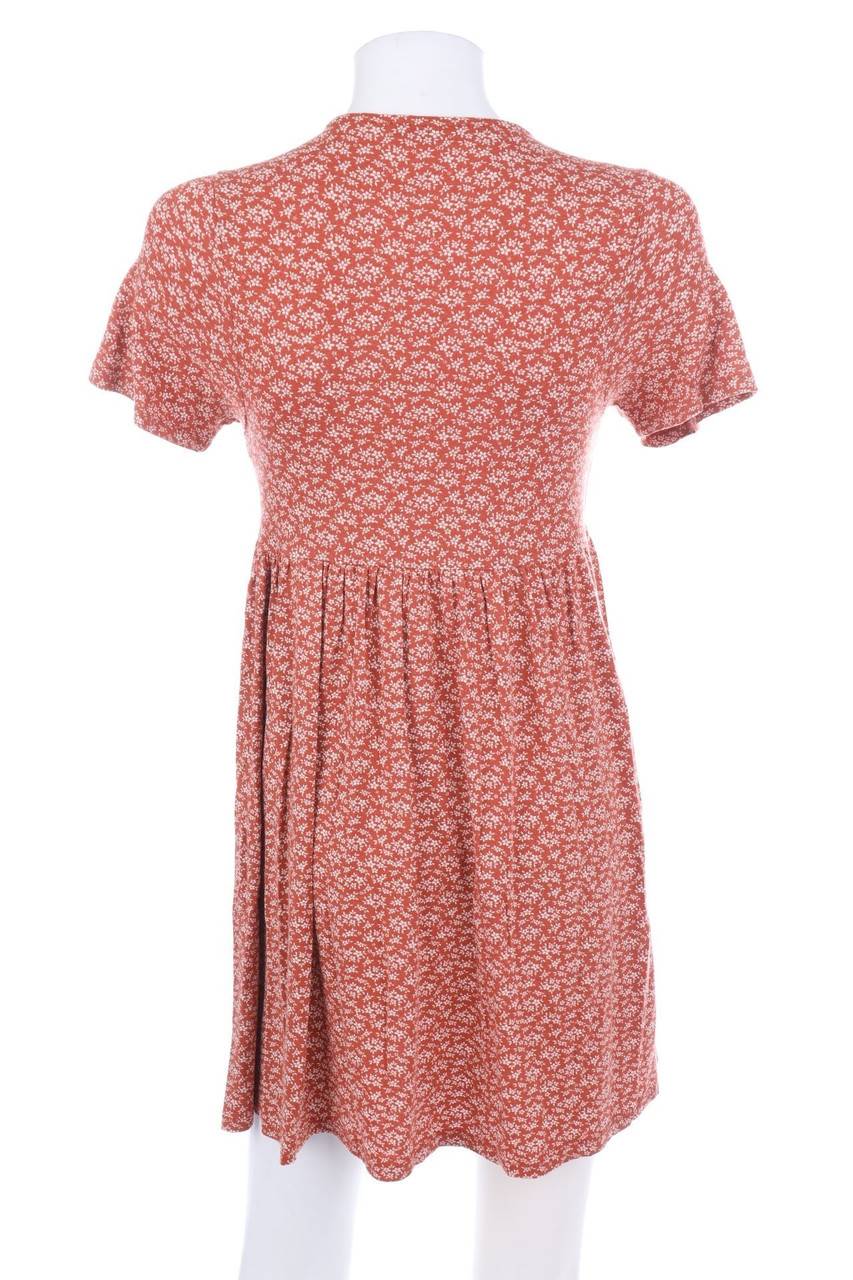 Carou PULL&BEAR Kurzarm-Kleid mit floralem Muster Black Friday