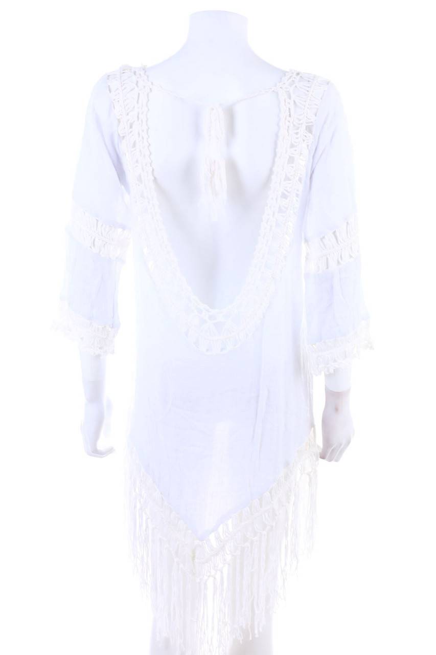 Carou Ohne Label Tunika-Bluse mit Fransen Vatertagsangebot