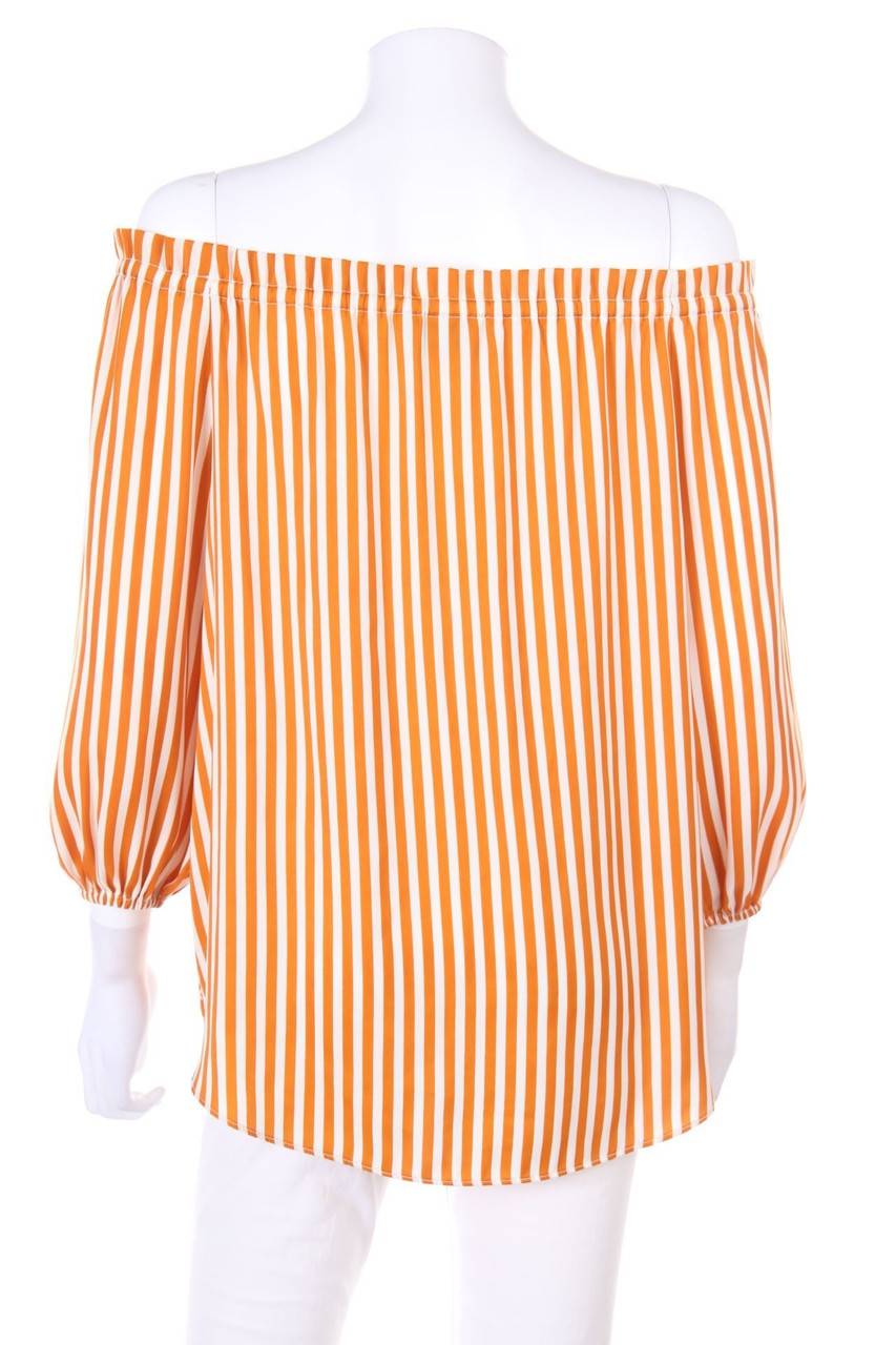 Carou H&M Carmen-Bluse aus Satin Blitzangebot