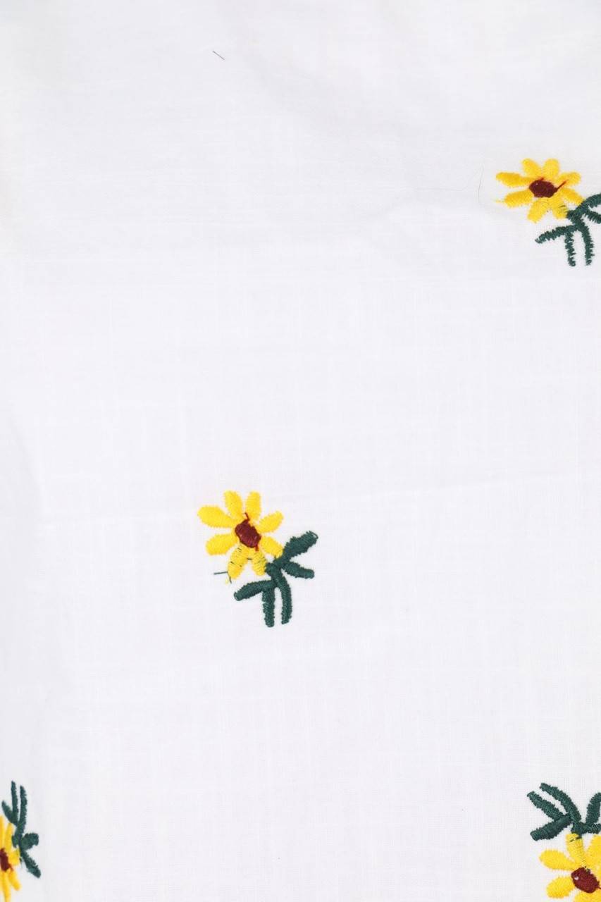 Carou SHEIN Crop-Top mit Stickereien Tiefpreis