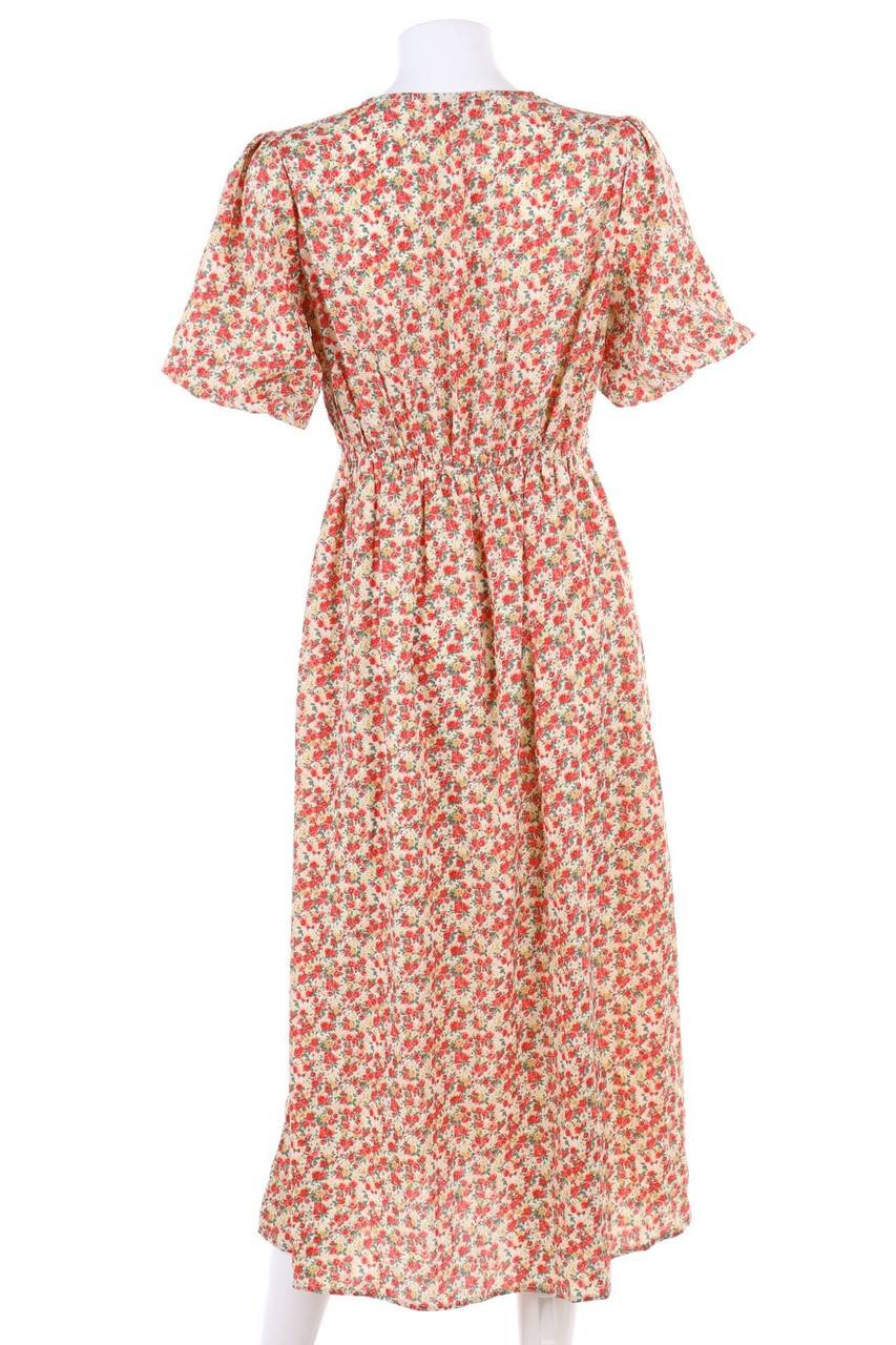 Carou SHEIN Maxi-Kleid mit Blumen-Print Kostenlose Rückgabe