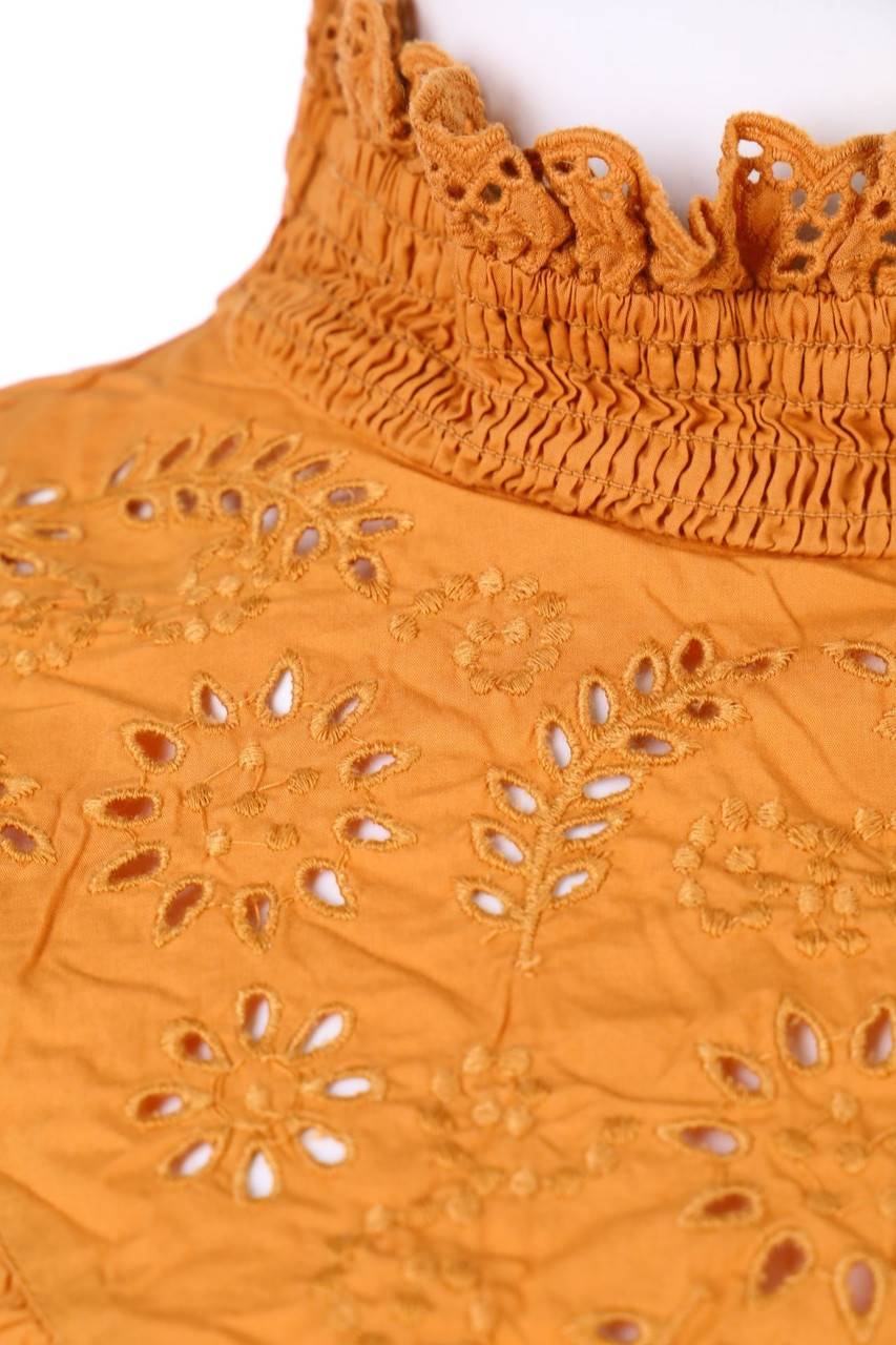 Carou H&M Boho-Bluse mit Lochspitze Bis zu 50% Rabatt