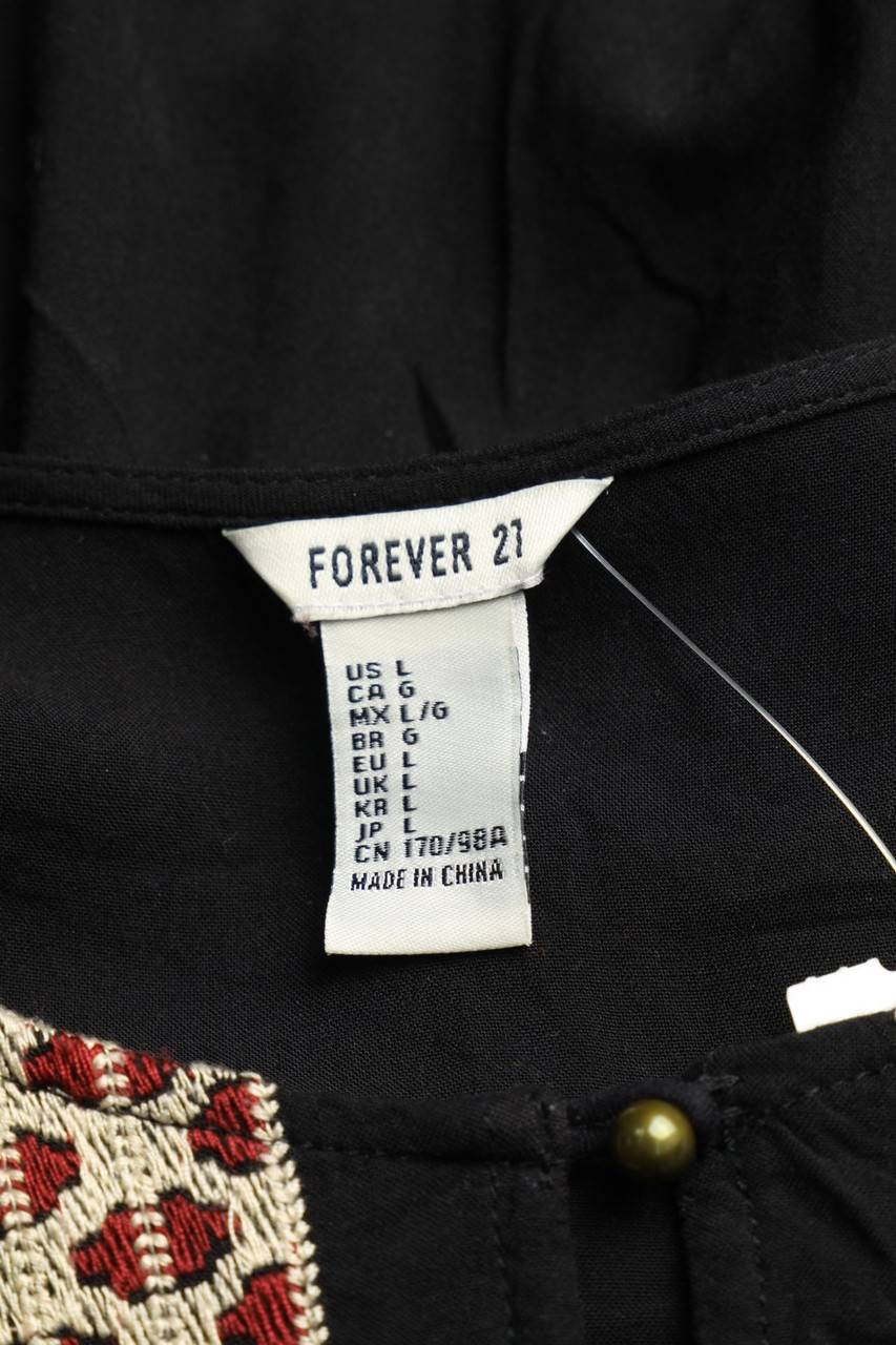 Carou FOREVER 21 Kleid mit Stickereien Discount Store für neue Produkte