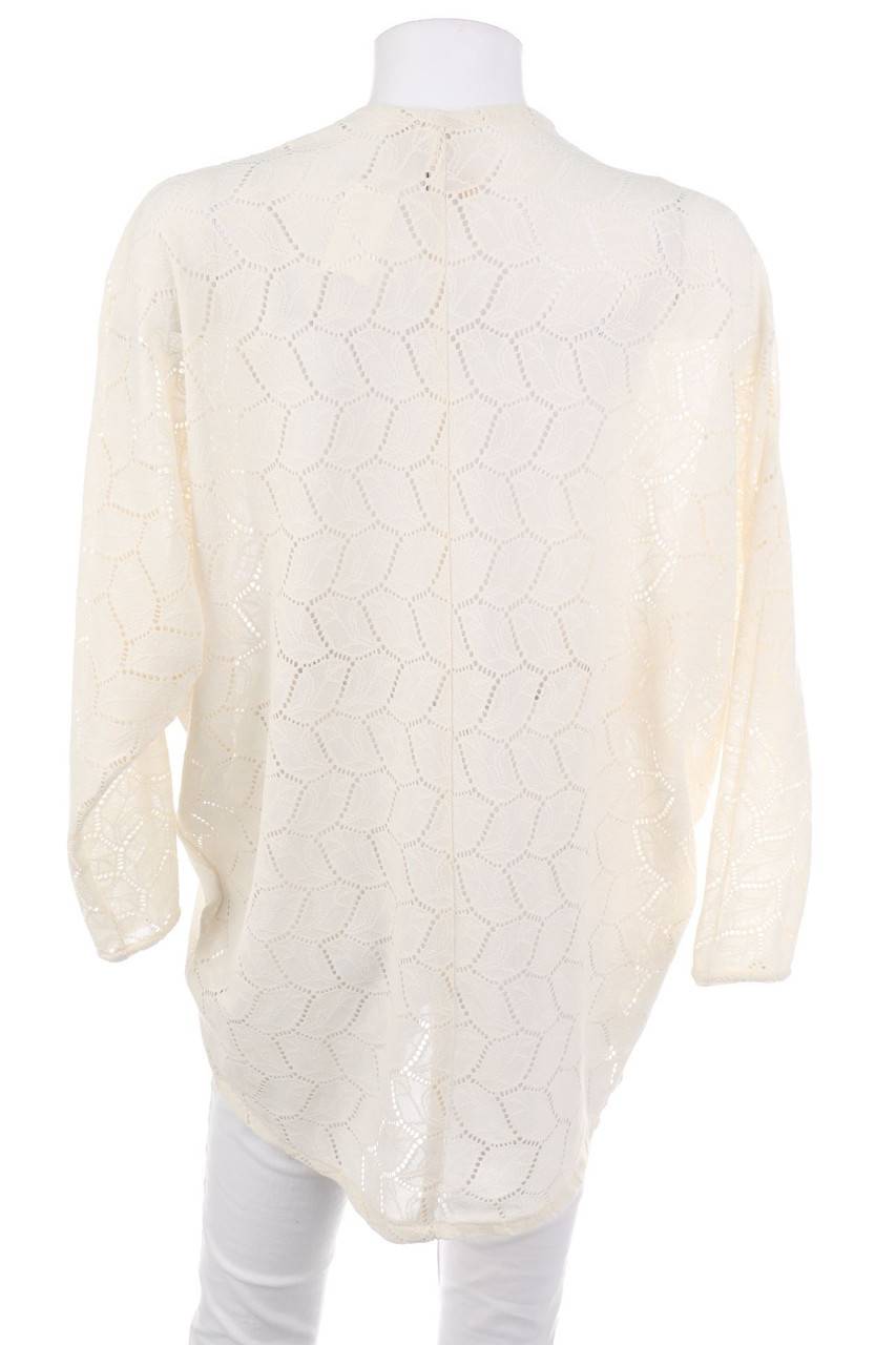 Carou H&M Oversize-Cardigan aus Lochstrick mit Muster Nur noch ein Tag übrig