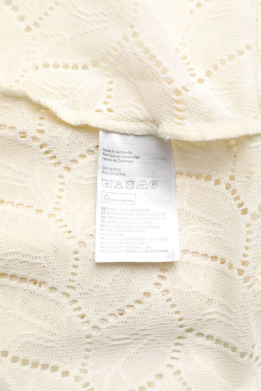 Carou H&M Oversize-Cardigan aus Lochstrick mit Muster Nur noch ein Tag übrig
