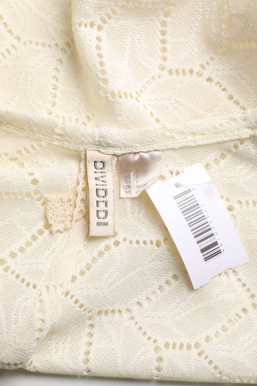 Carou H&M Oversize-Cardigan aus Lochstrick mit Muster Nur noch ein Tag übrig