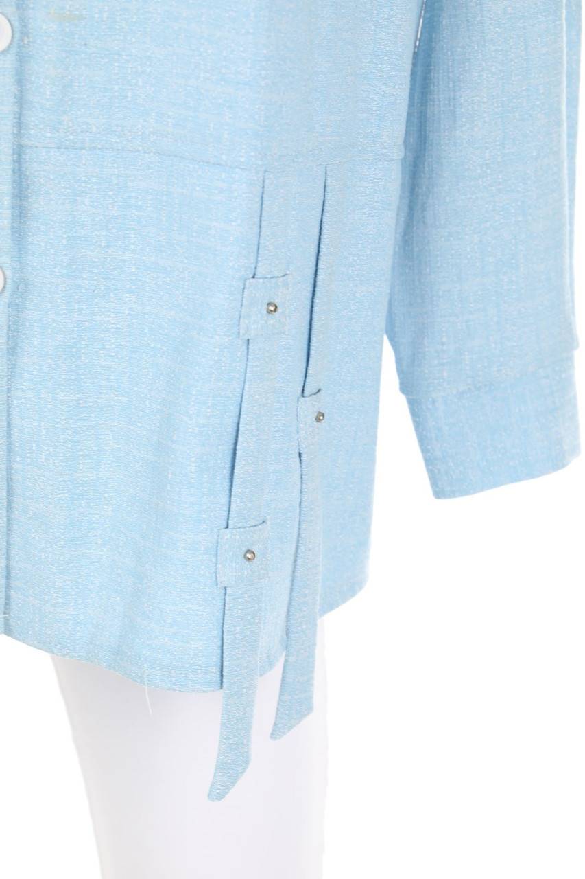 Carou VINTAGE Bluse mit Leinen Begrenzt auf 3 Tage