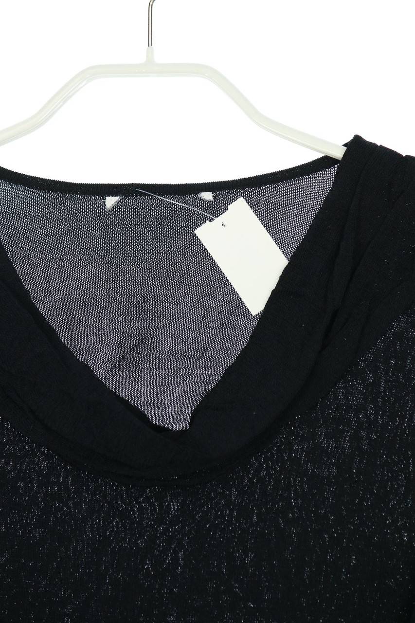Carou Ohne Label Strick-Pullover mit Wasserfall-Ausschnitt Im Verkauf