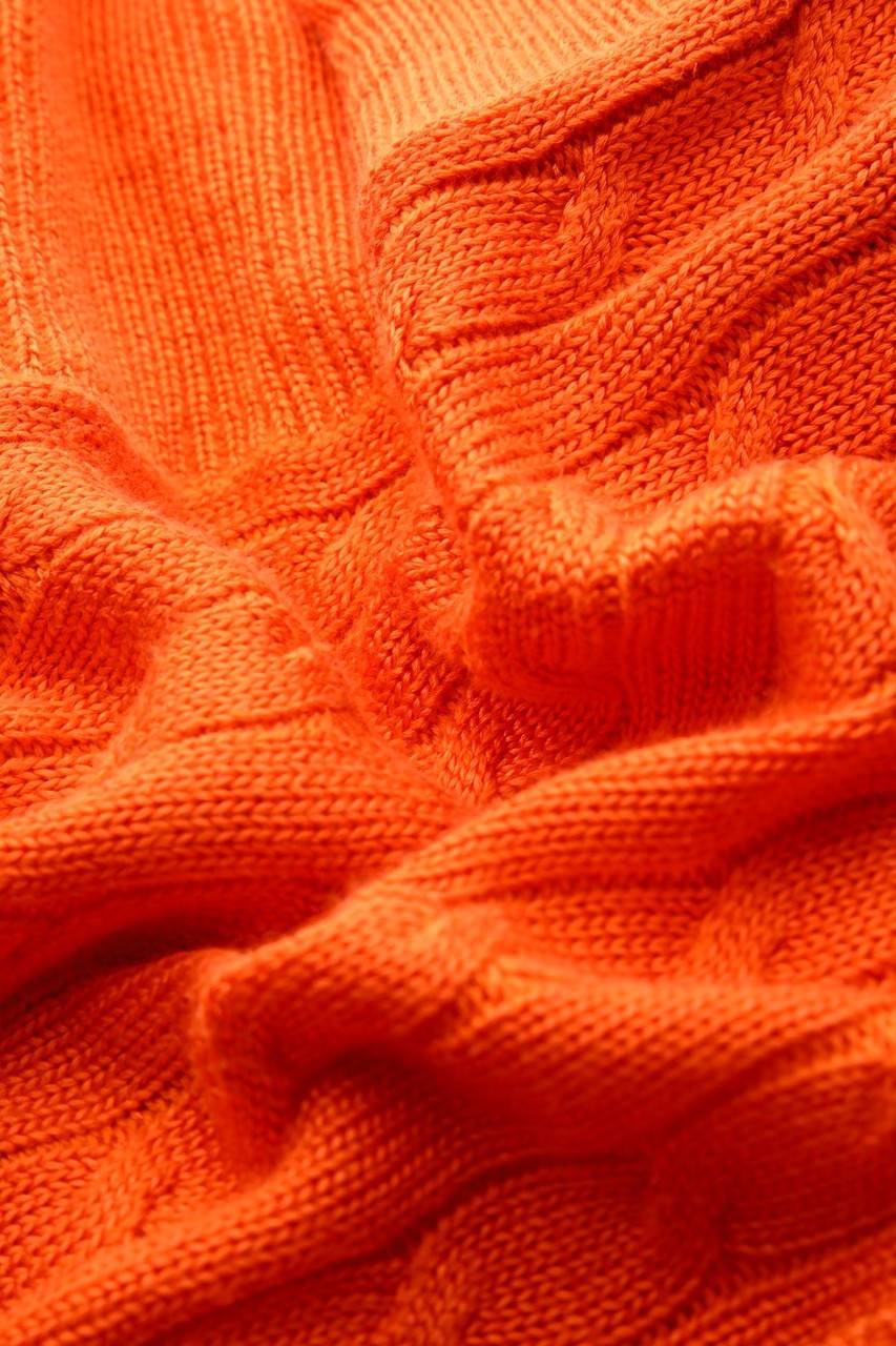 Carou LAUREN RALPH LAUREN Strick-Pullover aus Baumwoll-Mix mit Zopf-Muster Hotsell