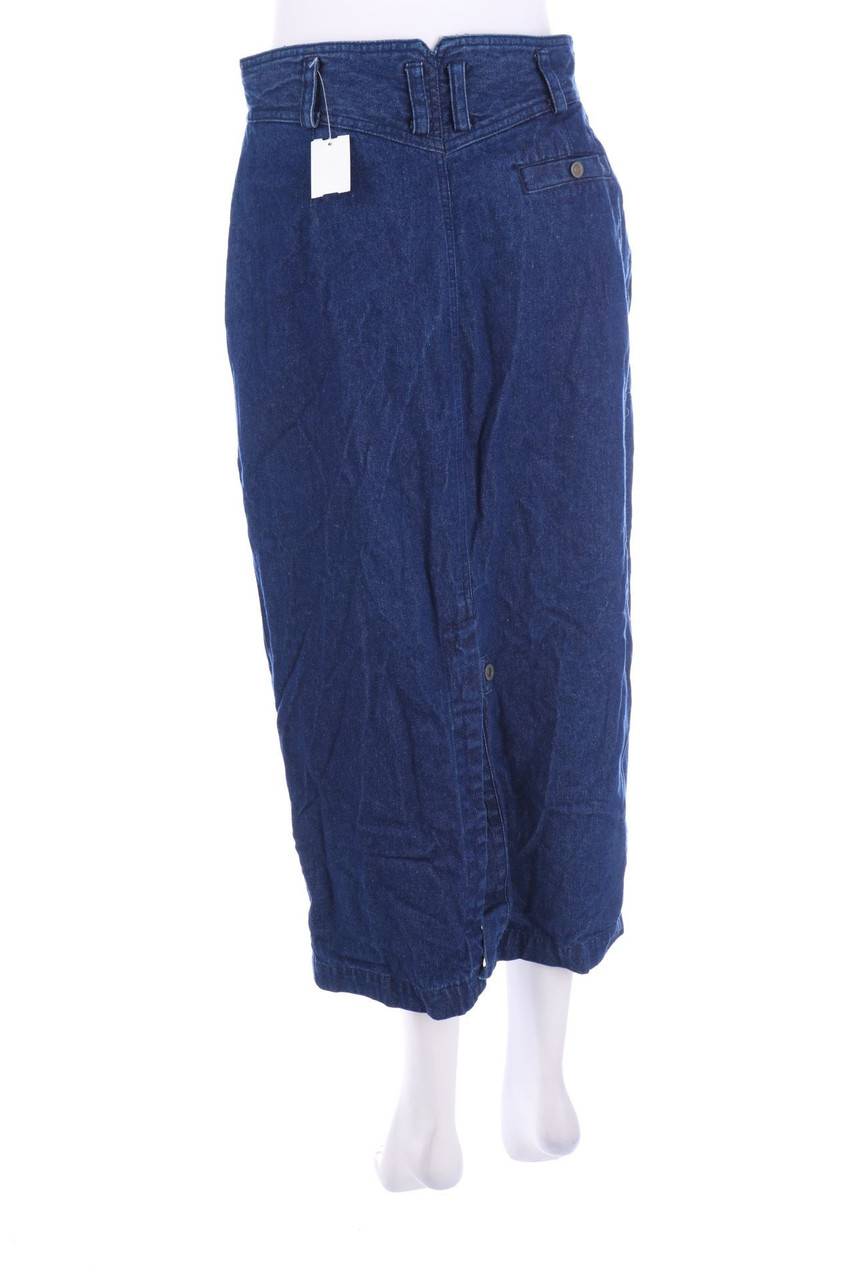 Carou Lizsport PETITE Midi-Jeansrock mit Schlitz im Angebot