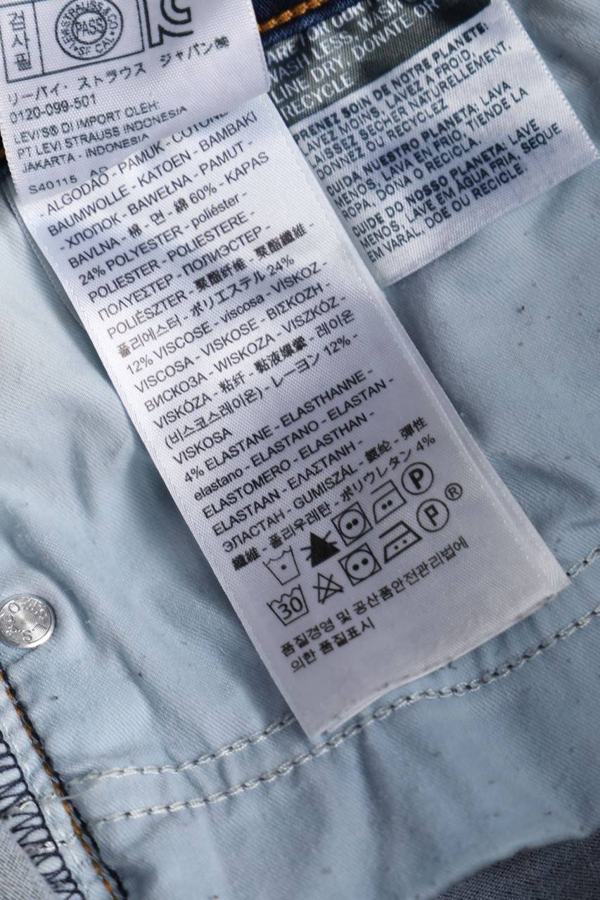 Carou LEVI´S Used Look Straight Cut Jeans mit Logo-Patch Günstiger Verkauf