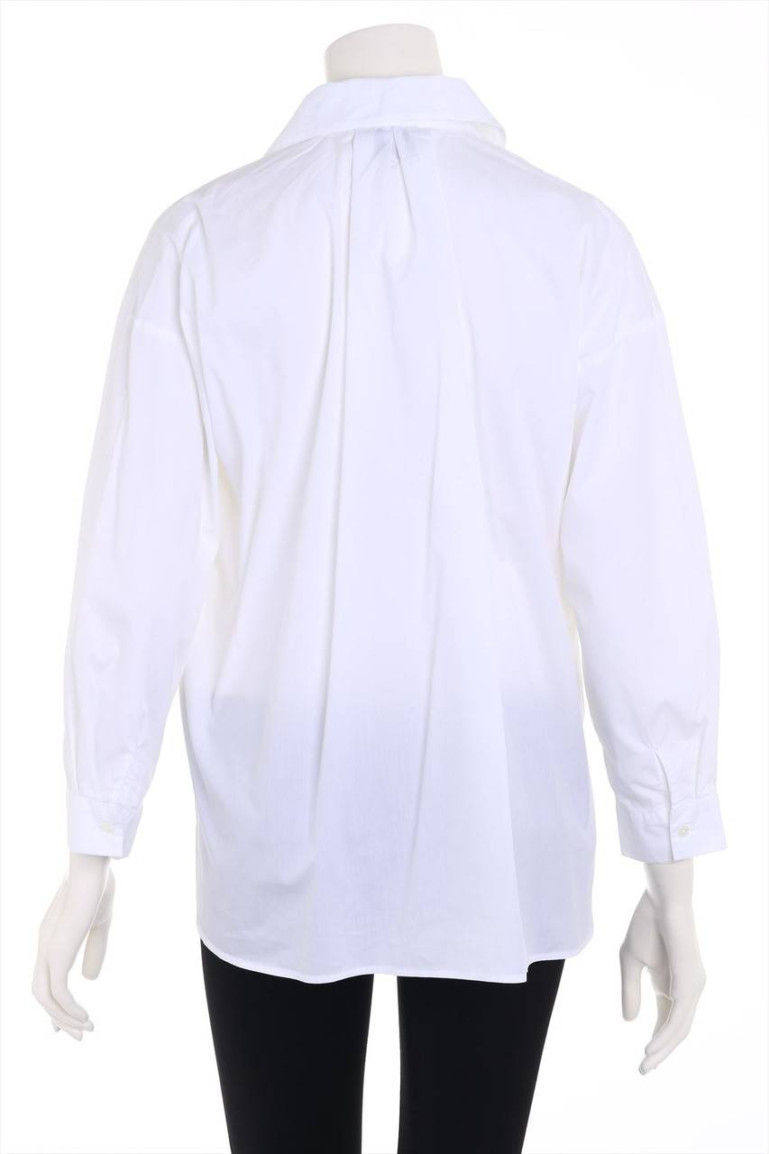 Carou WOOLRICH Tunika-Bluse mit Logo-Plakette Kostenloser Versand