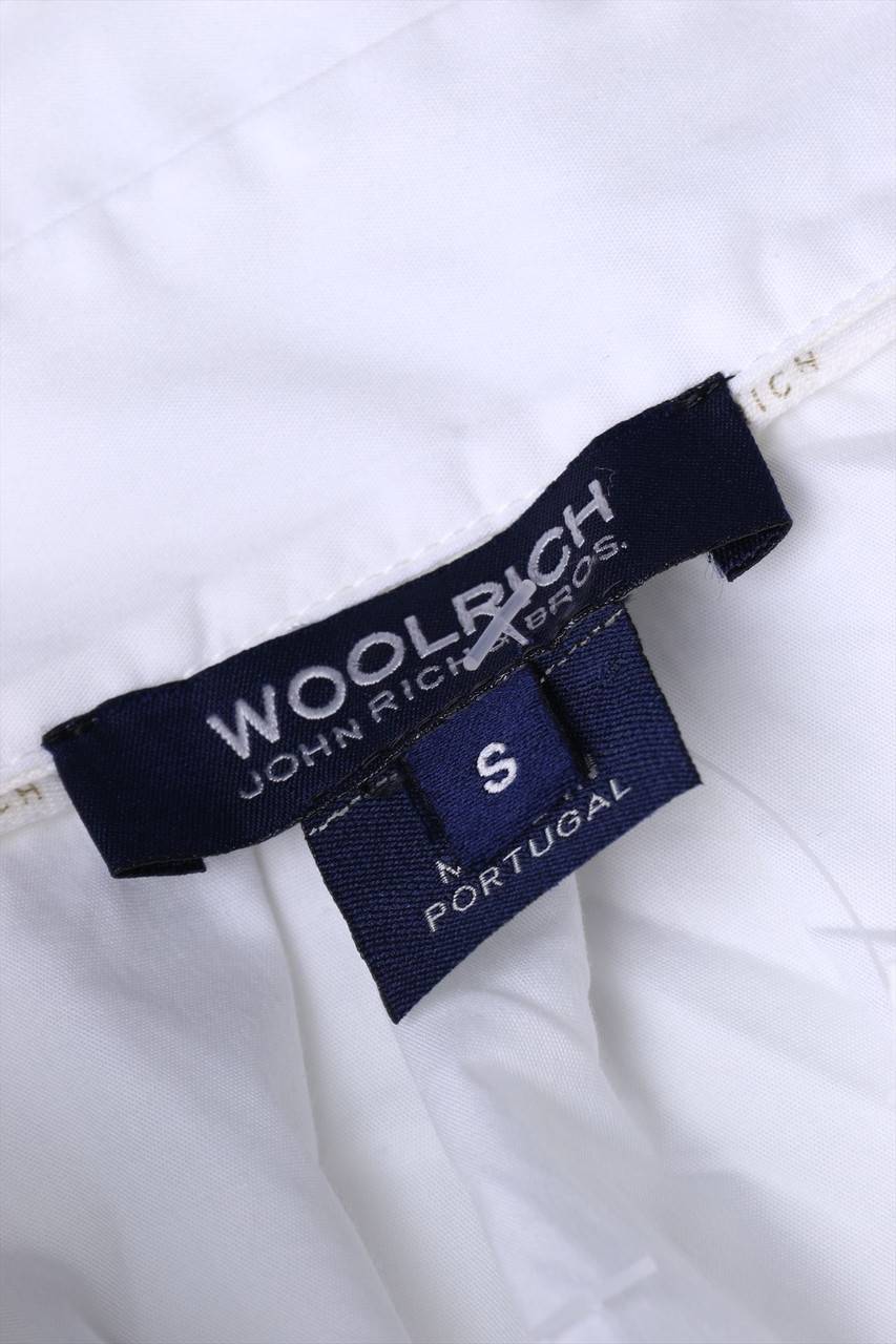 Carou WOOLRICH Tunika-Bluse mit Logo-Plakette Kostenloser Versand