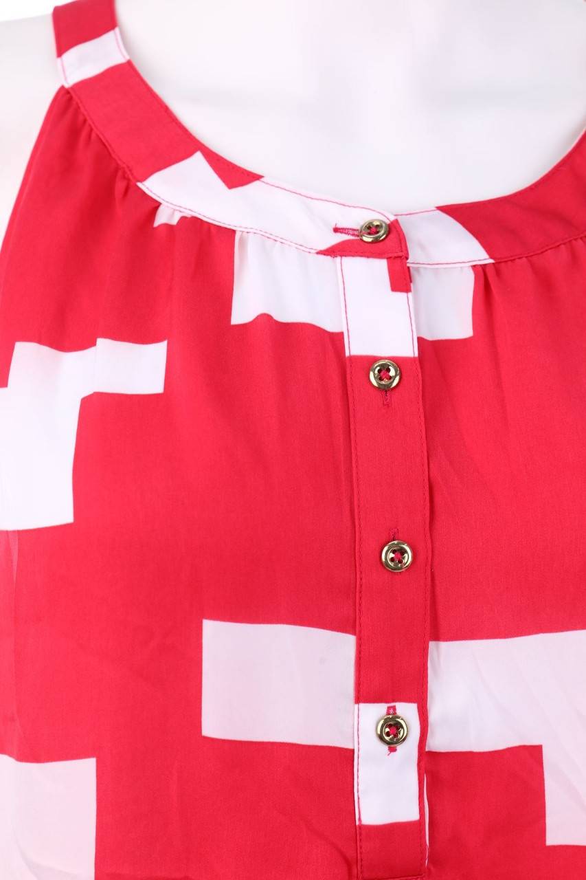 Carou BANANA REPUBLIC Blusentop mit Geo-Print Begrenztes Angebot