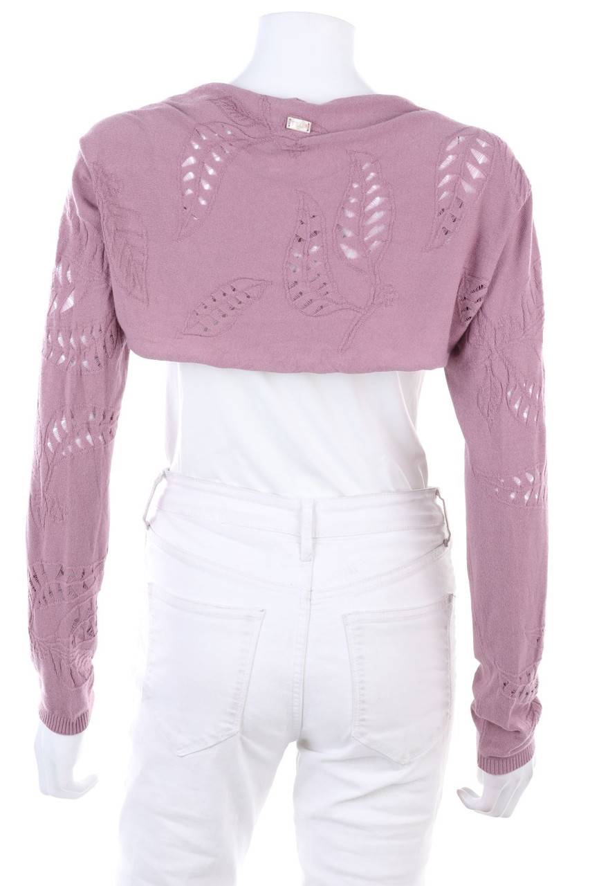Carou TRU TRUSSARDI Bolero mit Lochstrick-Details Neueste Mode