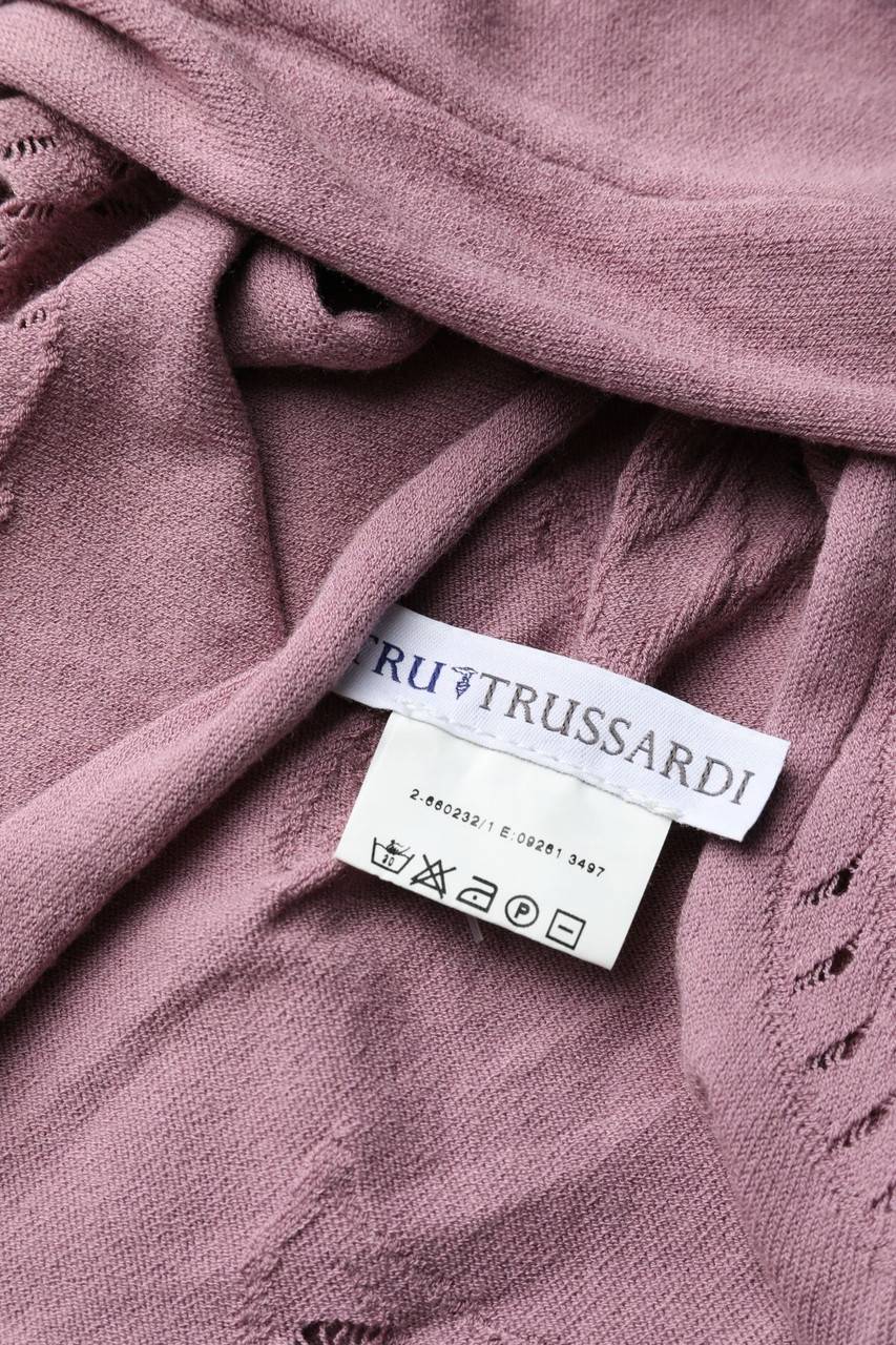 Carou TRU TRUSSARDI Bolero mit Lochstrick-Details Neueste Mode