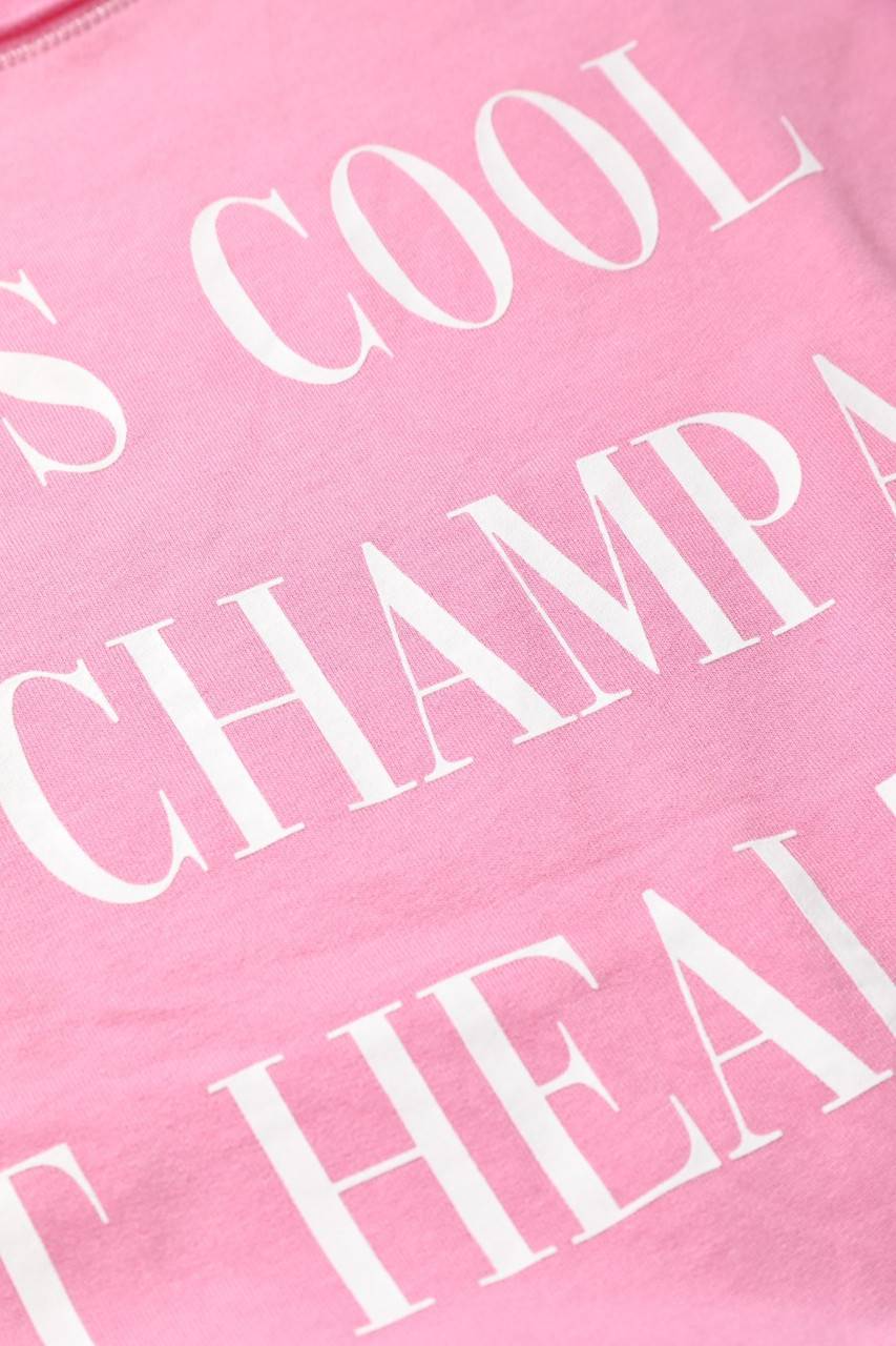 Carou monari Kurzarm-Shirt mit Statement-Print Online Outlet