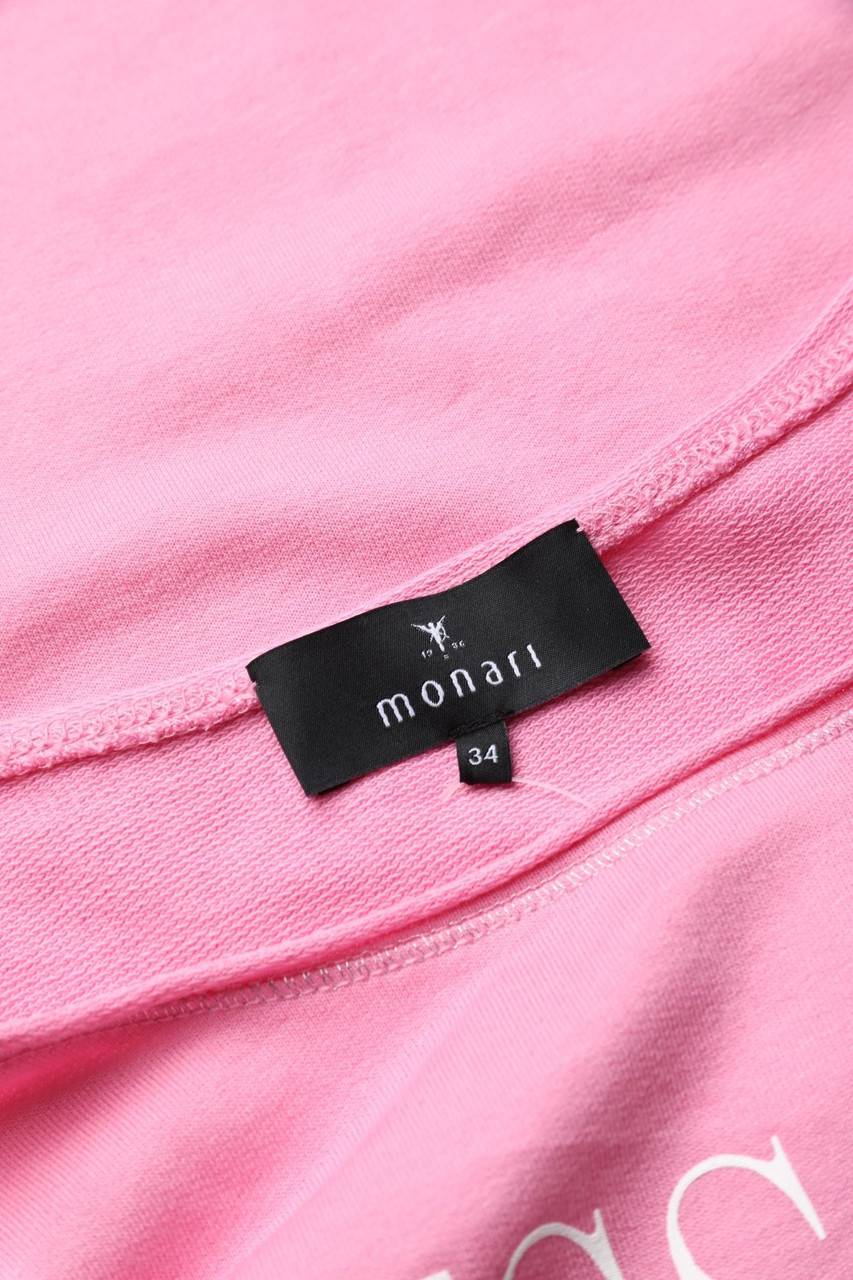 Carou monari Kurzarm-Shirt mit Statement-Print Online Outlet