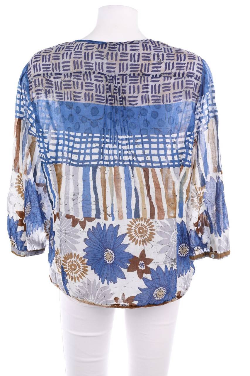 Carou TAIFUN Print-Bluse mit 3/4-Ärmel Exklusive Angebote