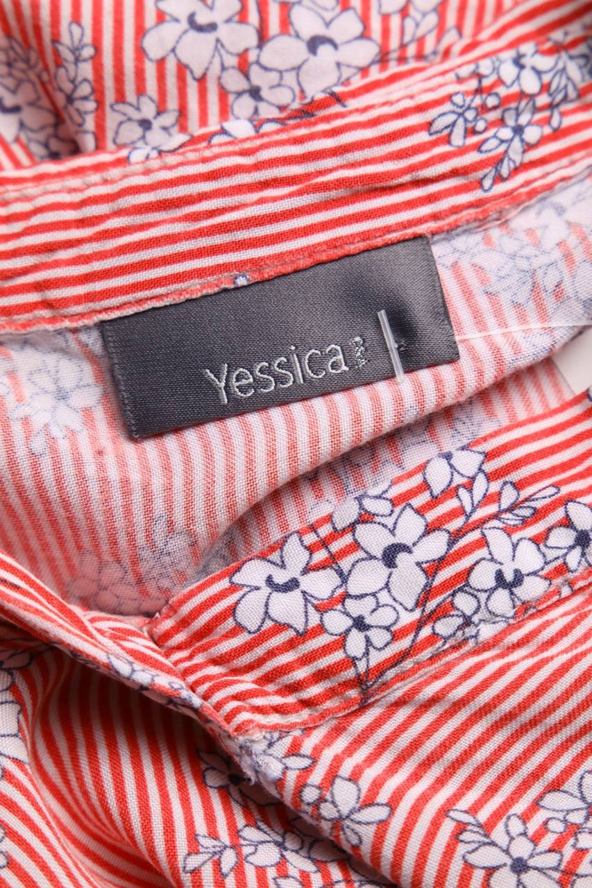 Carou Yessica by C&A Streifen-Bluse mit Blumen-Print VIP-Rabatte