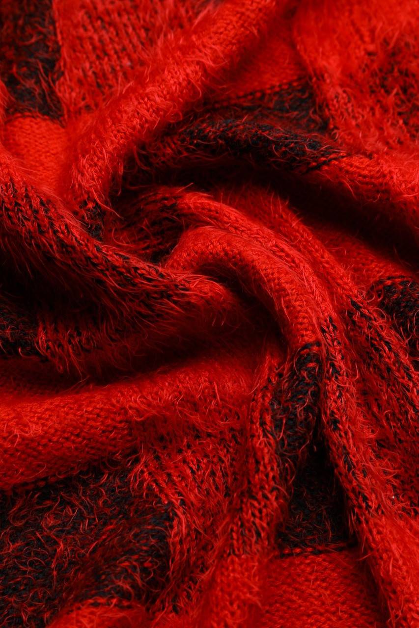 Carou Ohne Label Cardigan mit Karo-Muster Letzte 2 Tage