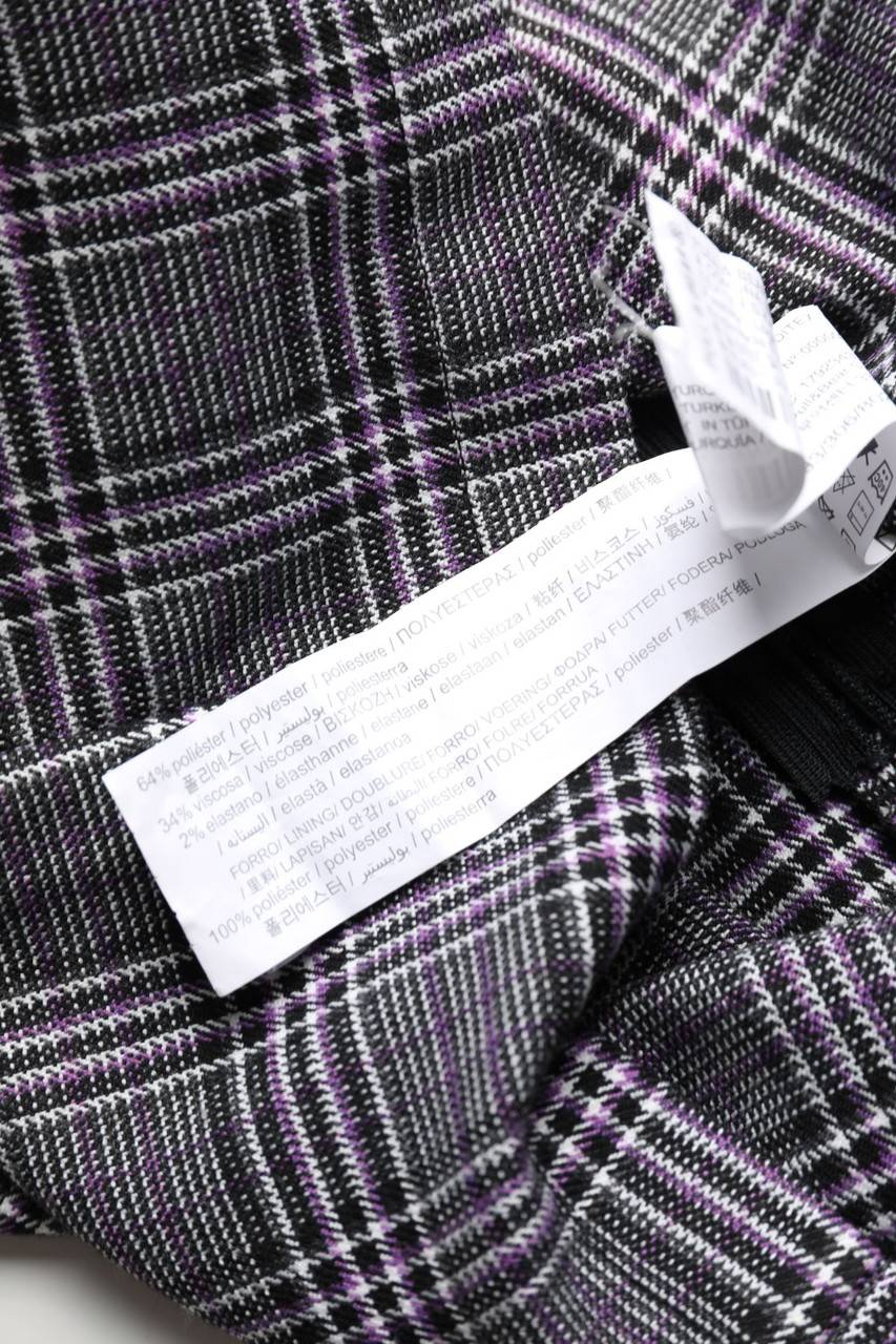 Carou PULL&BEAR Karo-Minikleid mit Gürtel Bis zu 50% Rabatt