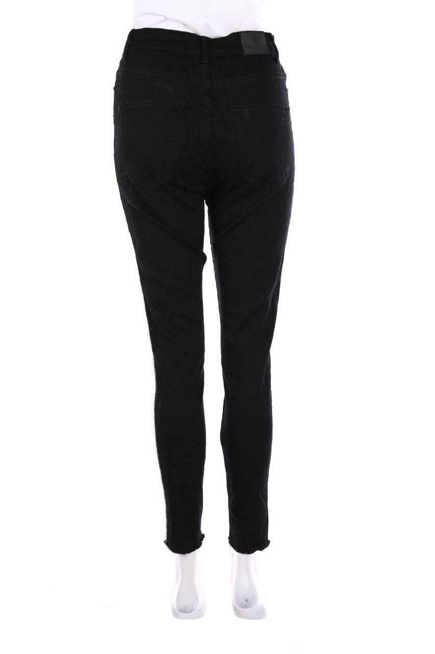 Carou ZARA Skinny-Jeans mit Applikationen Bis zu 55% Rabatt