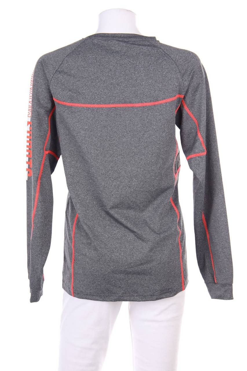 Carou Ohne Label Sport Longsleeve-Shirt mit Logo-Print Kostenloser Versand international