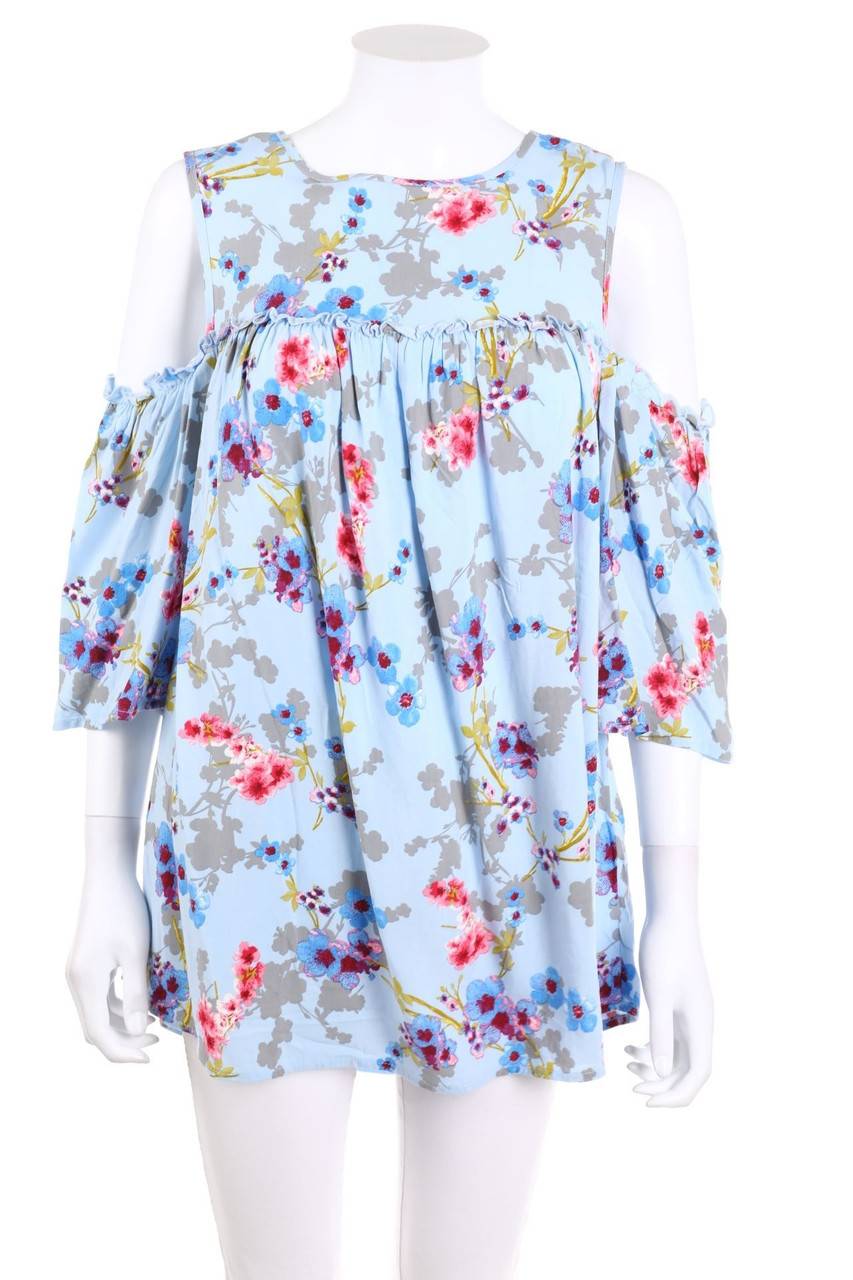 Carou RAINBOW Print-Bluse mit Cut-outs Günstiger Verkauf
