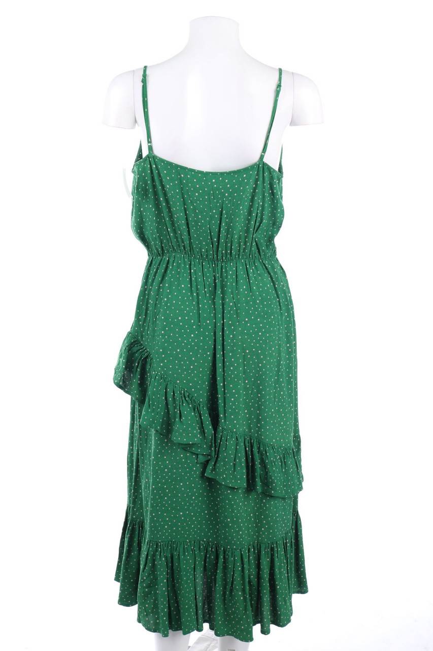 Carou JUST FEMALE Maxi-Kleid in Wickel-Optik mit Punkten Fabrik Onlineshop