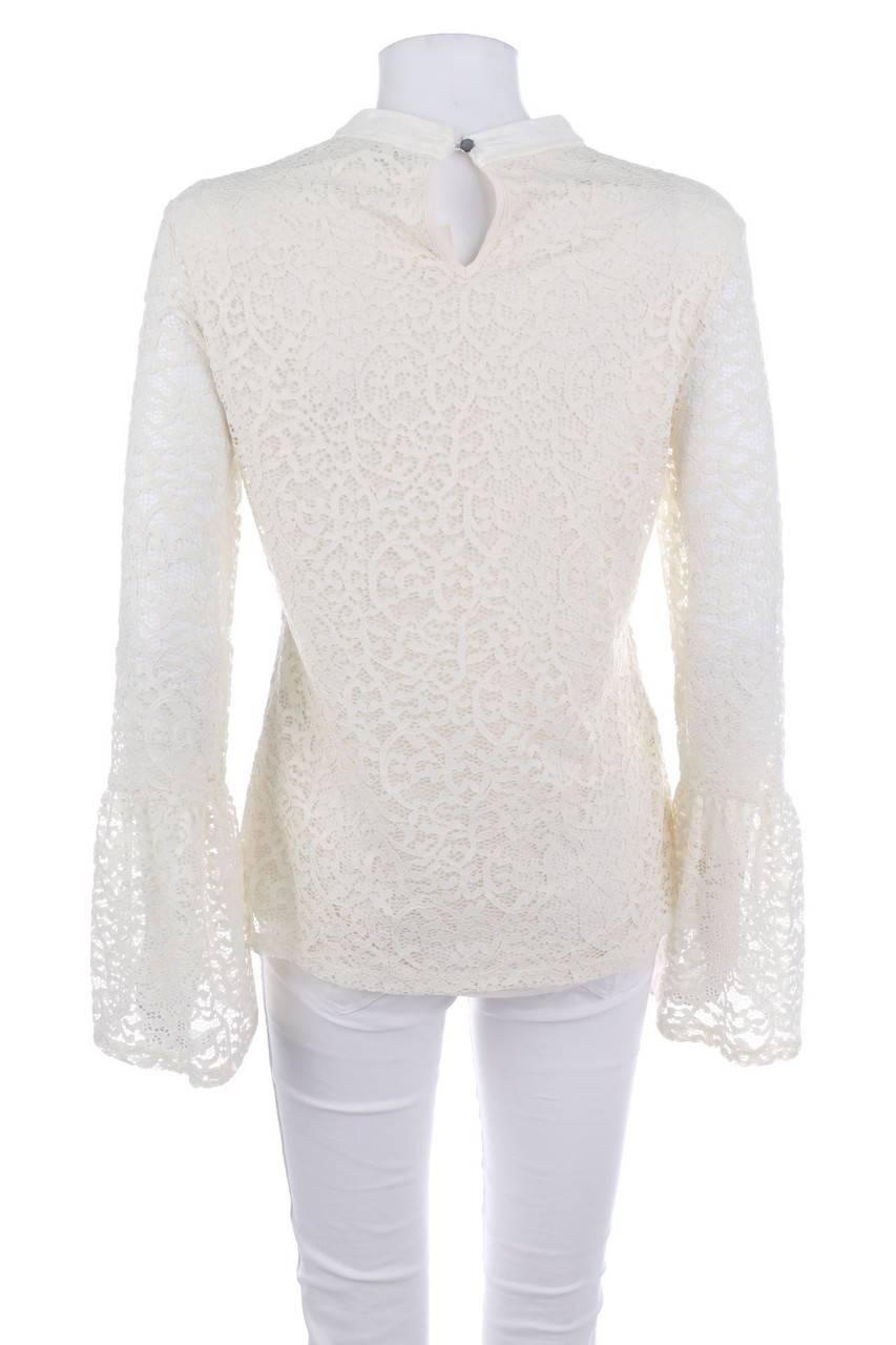 Carou comma Spitzen-T-Shirt mit Raffungen Versandkostenfrei