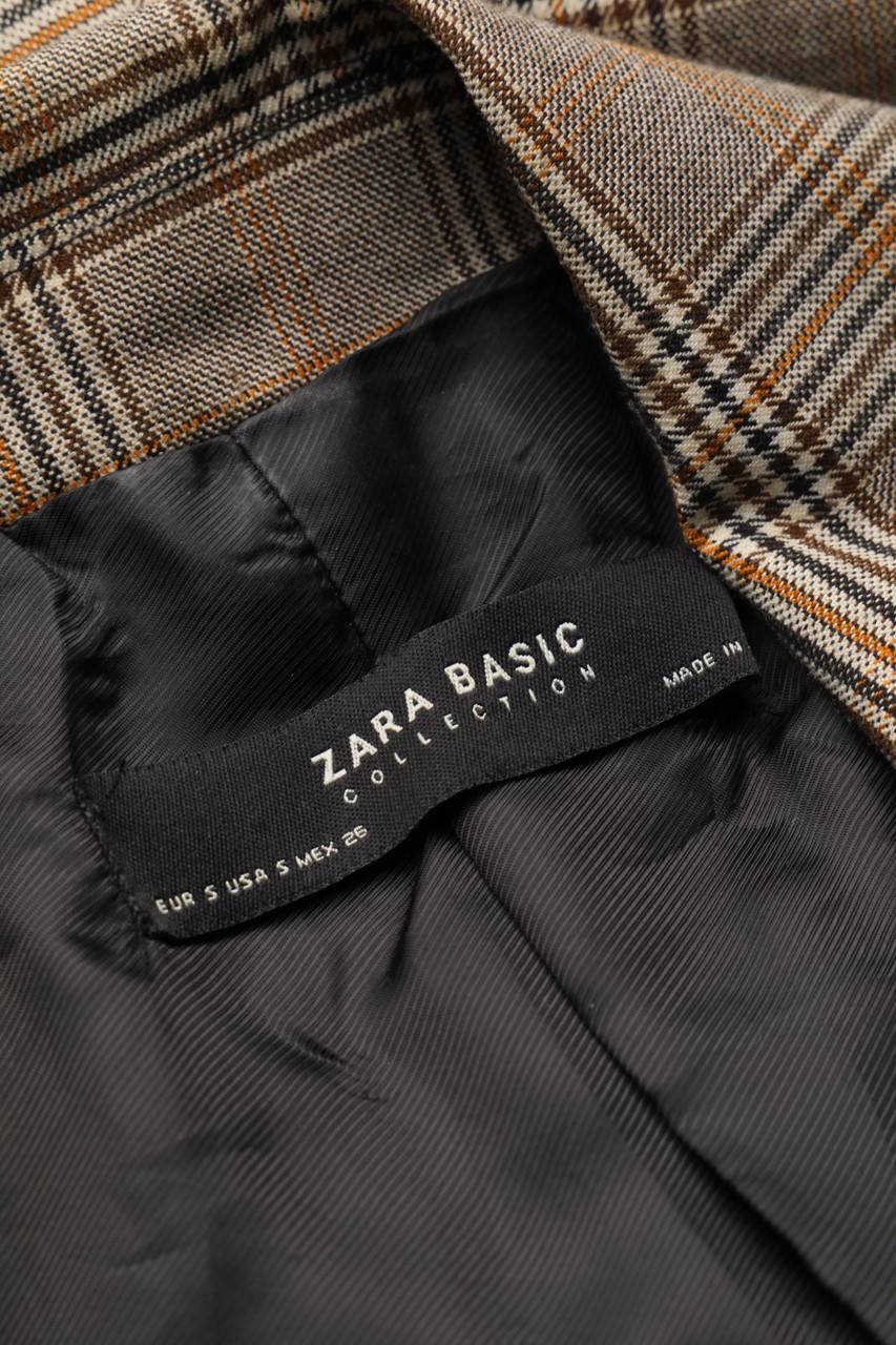 Carou ZARA Karo-Blazer-Mantel Vatertagsangebot
