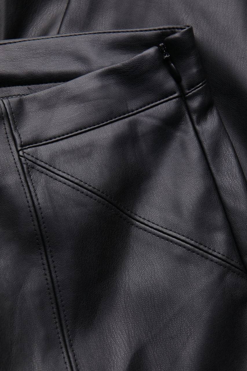Carou Yessica by C&A Kunstleder-Hose mit Zipper Online Outlet