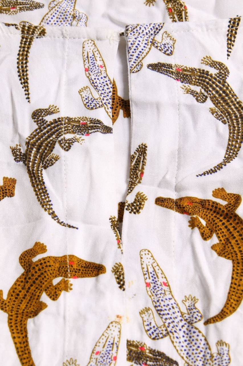 Carou H&M Kleid in A-Linie mit Print Saisonale Angebote