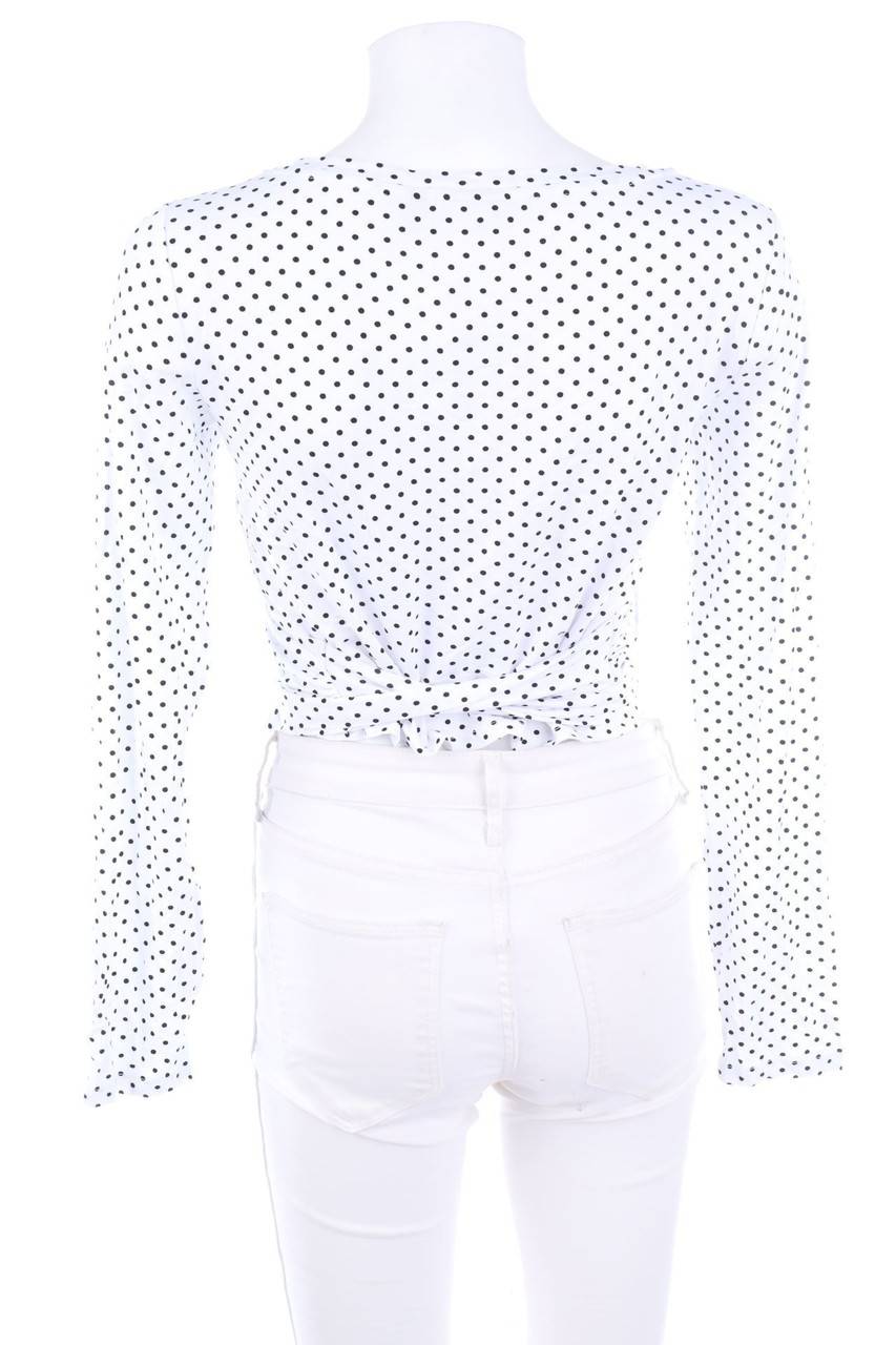 Carou asos DESIGN Wickel-Cropped-Shirt mit Punkten Wochenangebot