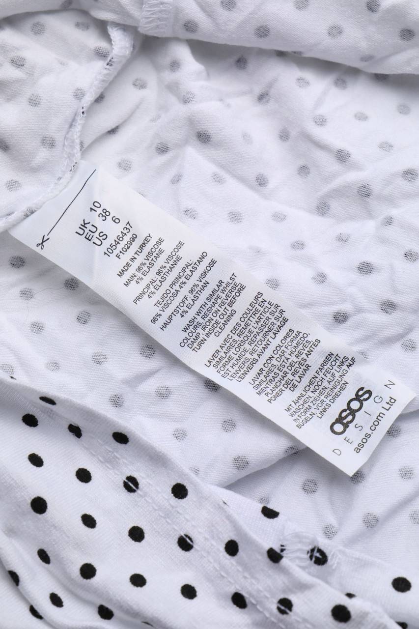 Carou asos DESIGN Wickel-Cropped-Shirt mit Punkten Wochenangebot
