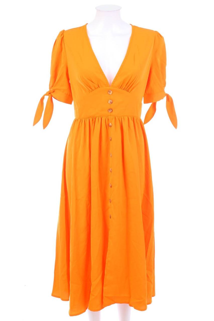 Carou SHEIN Midikleid mit tiefem Ausschnitt