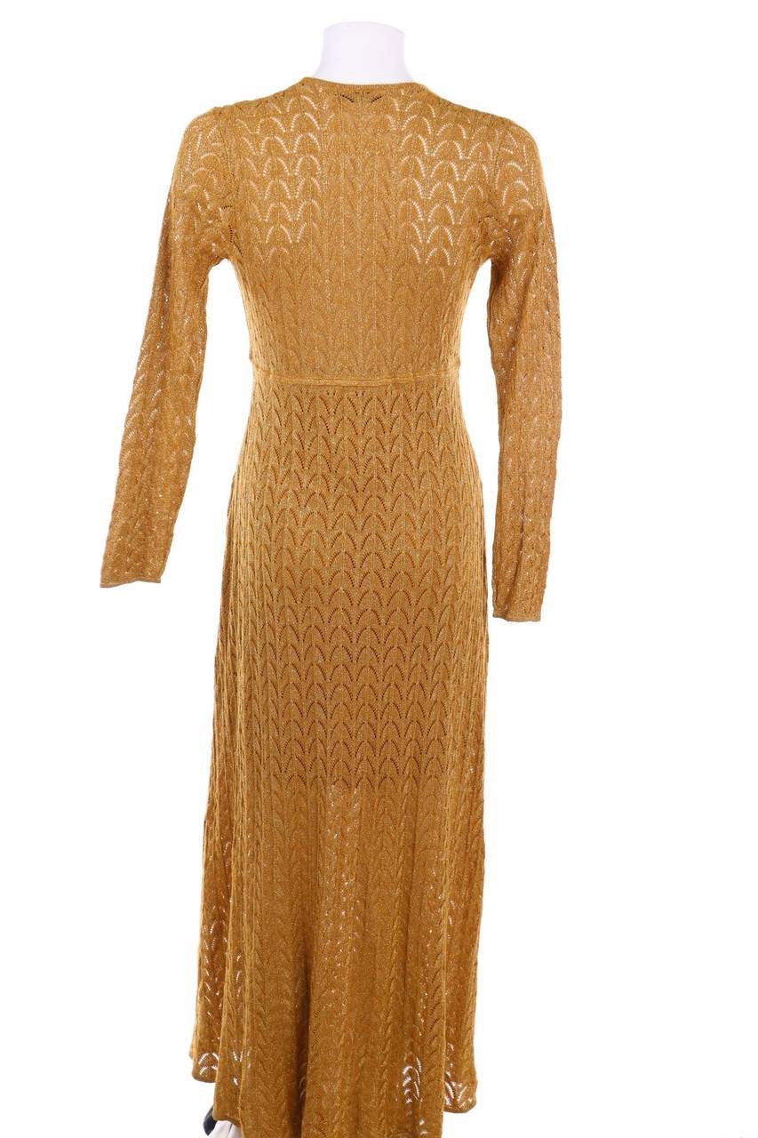 Carou Zara Knit Maxi-Kleid aus Lochstrick mit Glitzer JETZT KAUFEN