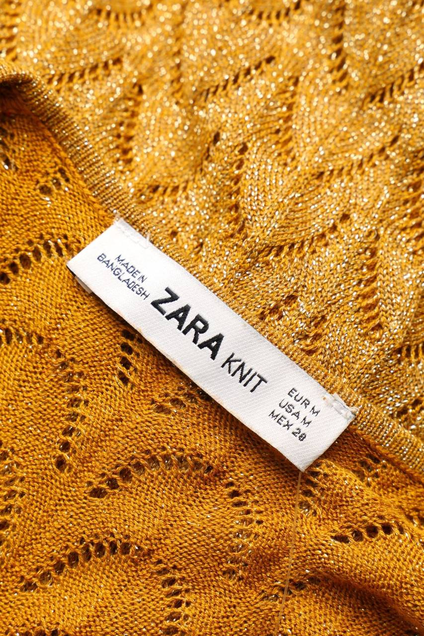 Carou Zara Knit Maxi-Kleid aus Lochstrick mit Glitzer JETZT KAUFEN