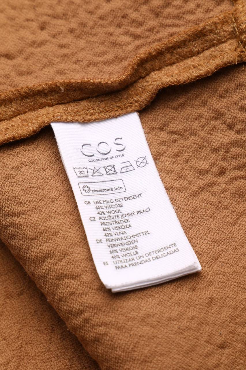 Carou COS Kurzarm-Bluse aus Woll-Mix Bis zu 65% Rabatt