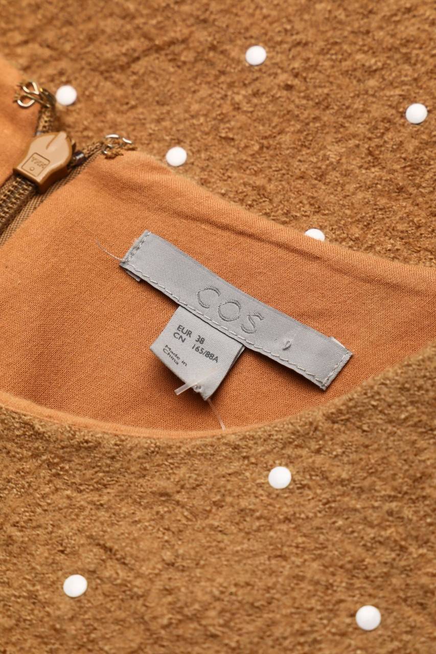 Carou COS Kurzarm-Bluse aus Woll-Mix Bis zu 65% Rabatt