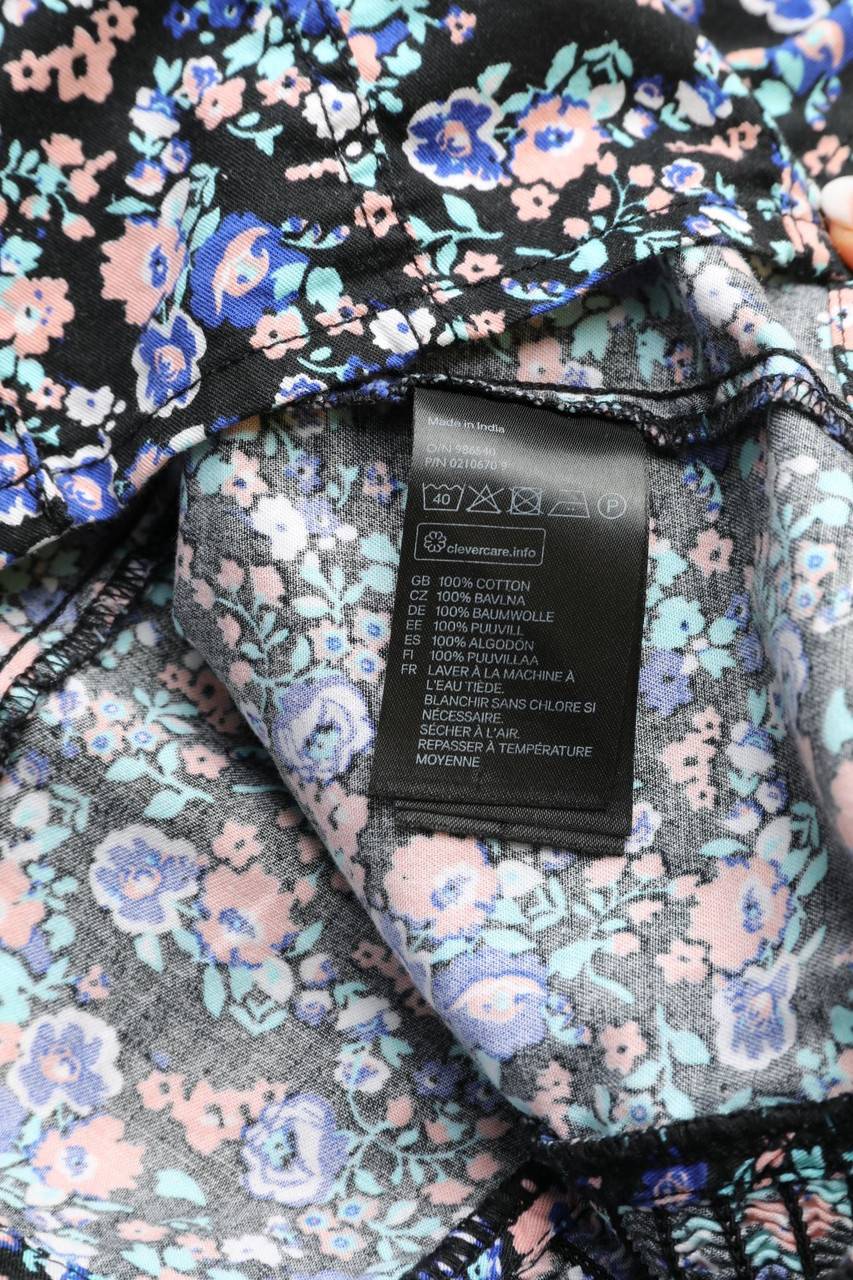 Carou H&M DIVIDED Crop-Top mit Blumen-Print Sonderangebot der Fabrik
