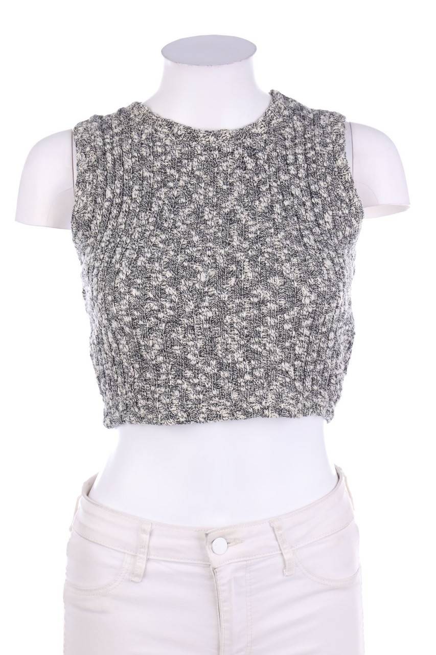 Carou Bershka Cropped-Strick-Top Riesige Rabatte