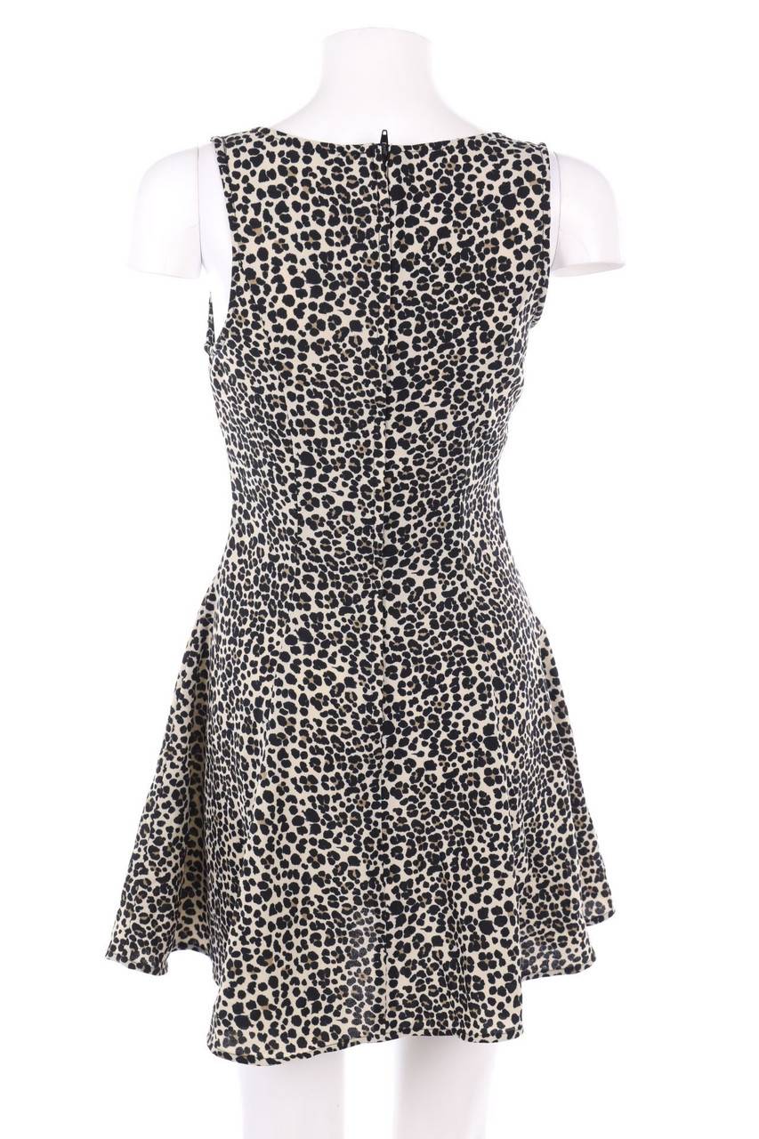 Carou H&M DIVIDED Kleid mit Leo-Print Clearance-Verkauf