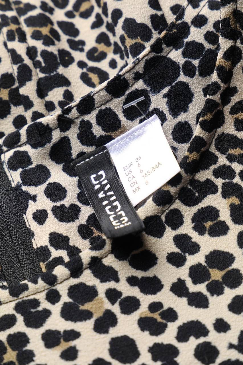 Carou H&M DIVIDED Kleid mit Leo-Print Clearance-Verkauf