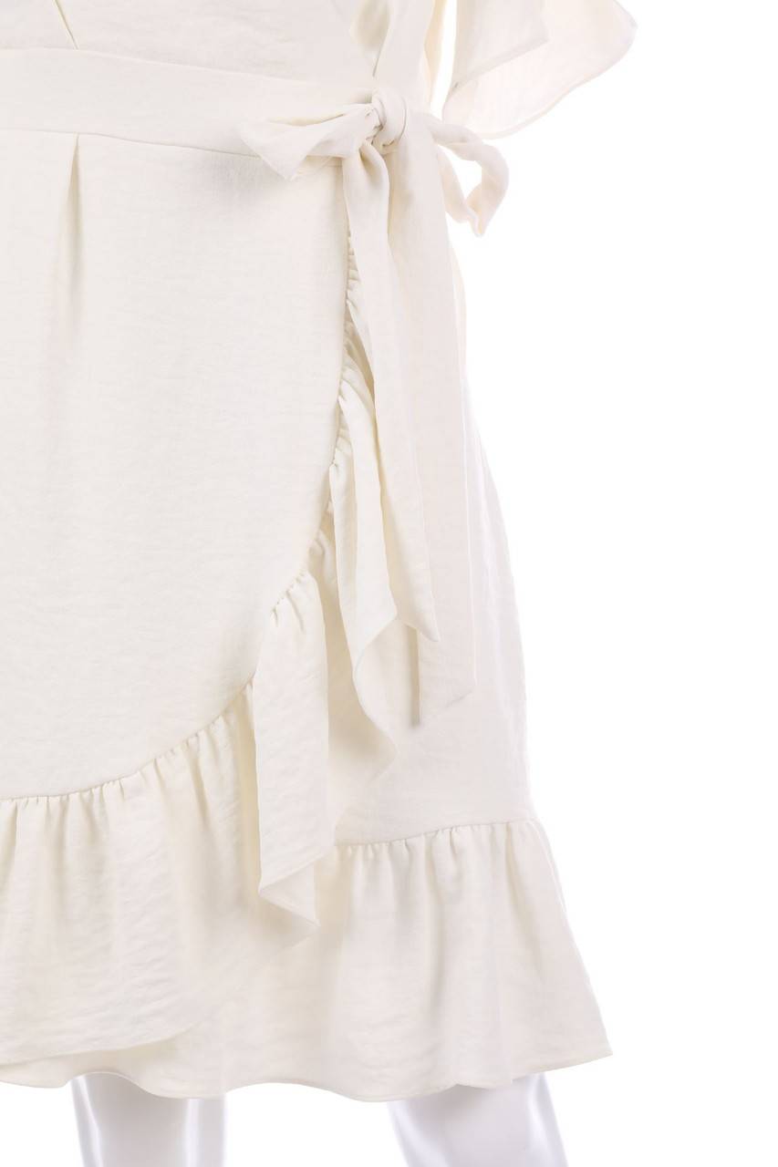 Carou MORGAN Cold-Shoulder-Kleid in Wickel-Optik mit Volants zollfrei