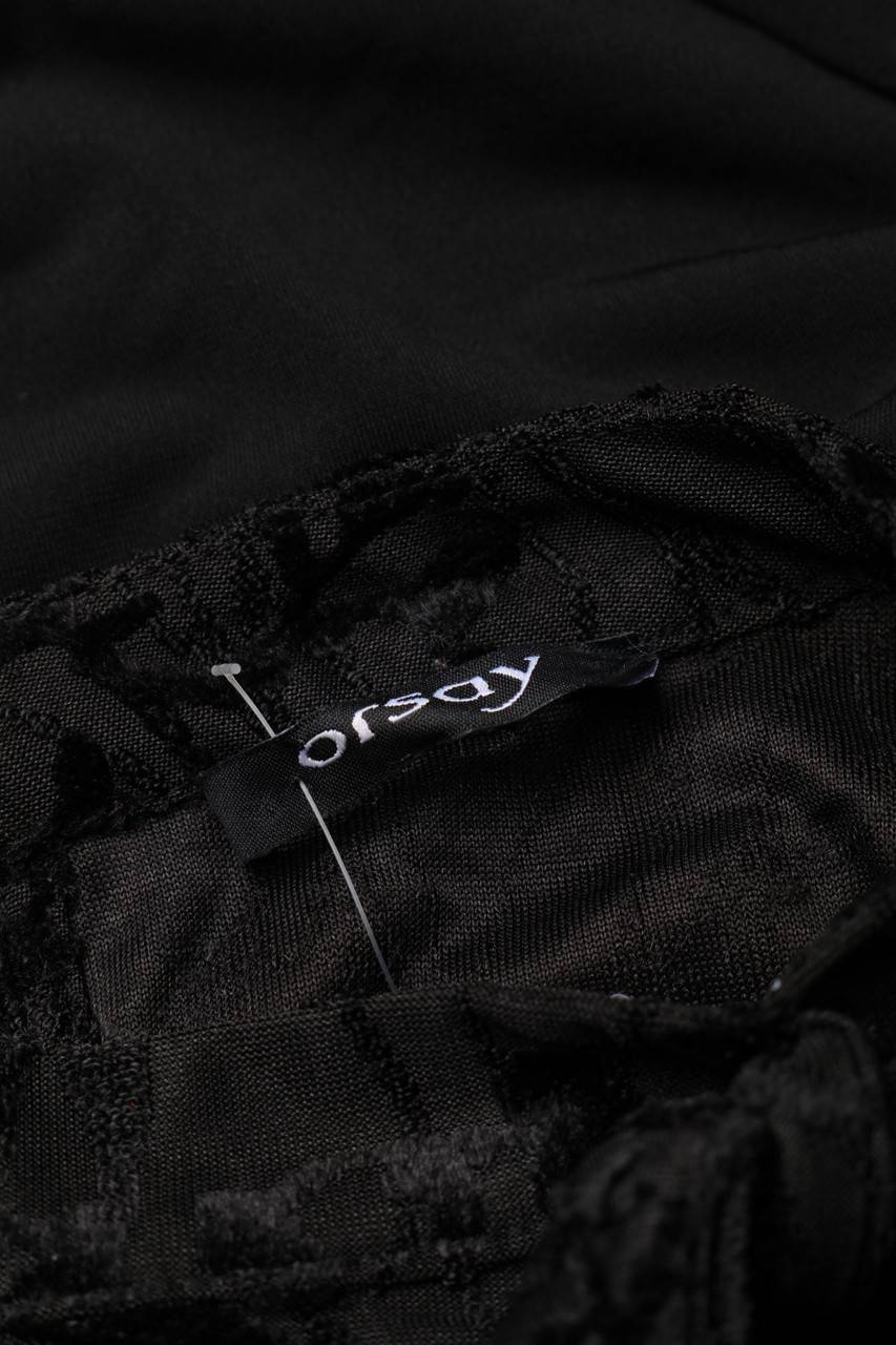 Carou orsay Longsleeve-Shirt mit floralem Muster mit Schleife Saisonschlussverkauf